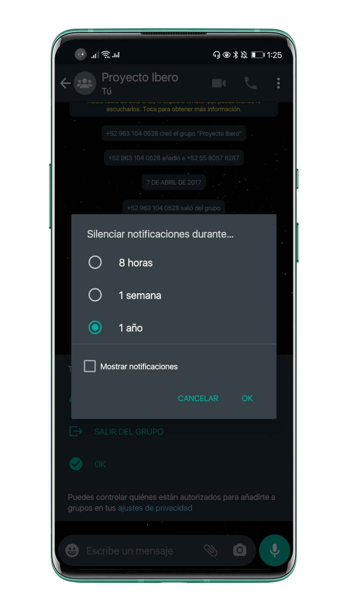 La última Beta De Whatsapp Permite Silenciar Grupos Para Siempre En Dispositivos Android 1965