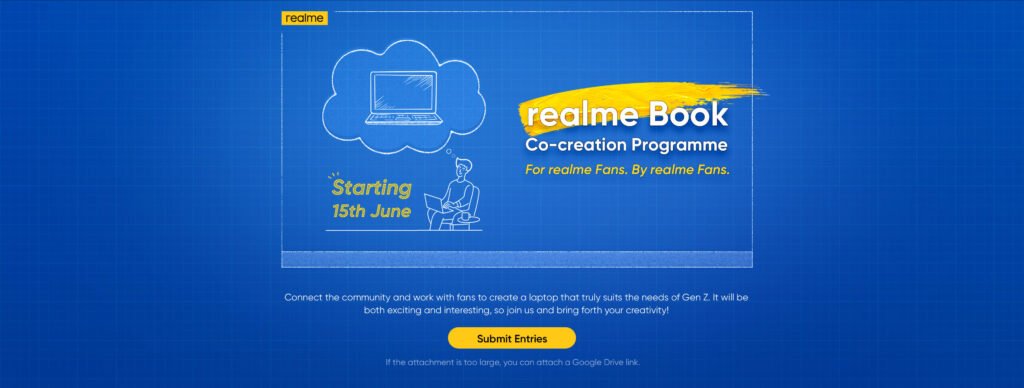 Programa de co-creación Realme Book