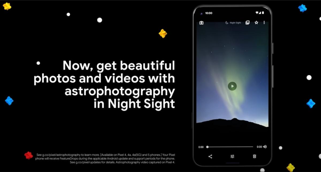 Los Google Pixel ahora graban video en su modo noche
