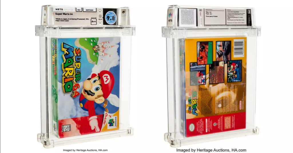 Super Mario 64 ha vendido una de sus copias más caras