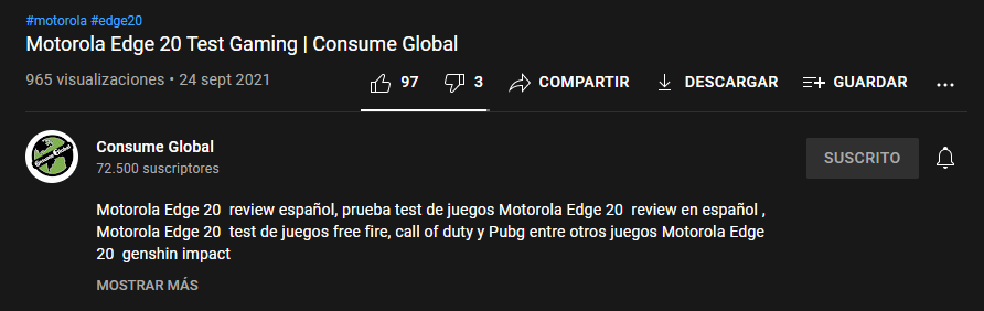 Descarga videos de YouTube de forma oficial