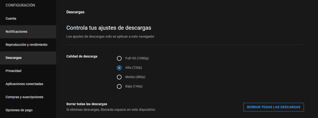 Descarga videos de YouTube de forma oficial