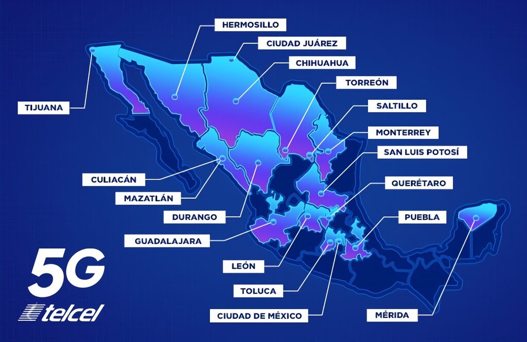 Mapa 5G México 