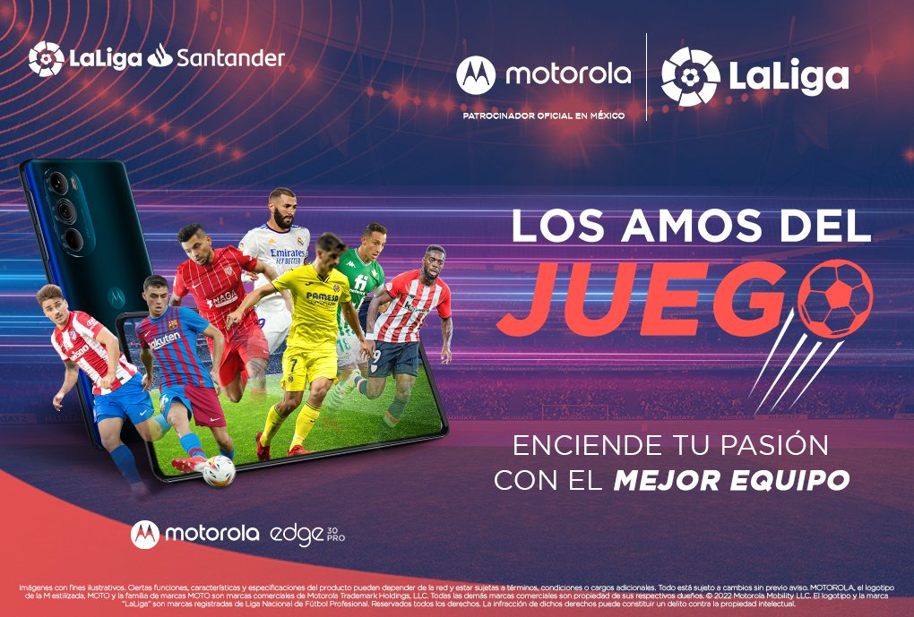 Motorola es nuevo patrocinador de la LaLiga en México