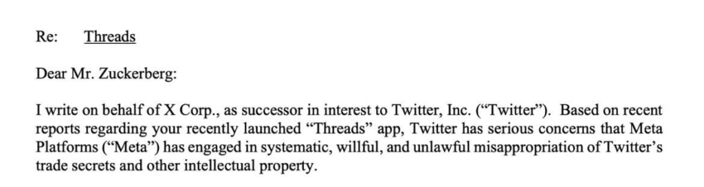 Twitter amenaza demanda