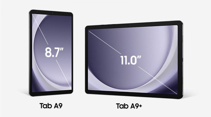 Samsung Galaxy Tab A9 y A9+