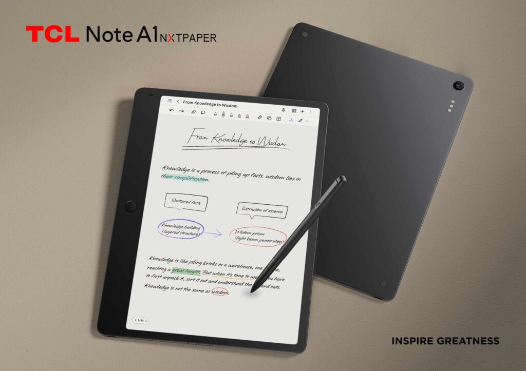 TCL Note A1 NXTPAPER CES 2026