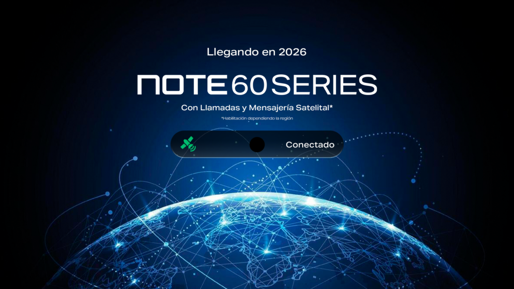 Infinix NOTE 60 comunicación satelita